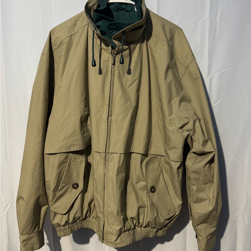 Men's Tan London Fog Jacket Size L